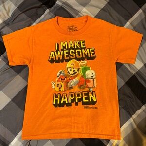 Boys Super Mario Maker Tee (Size L/10-12)